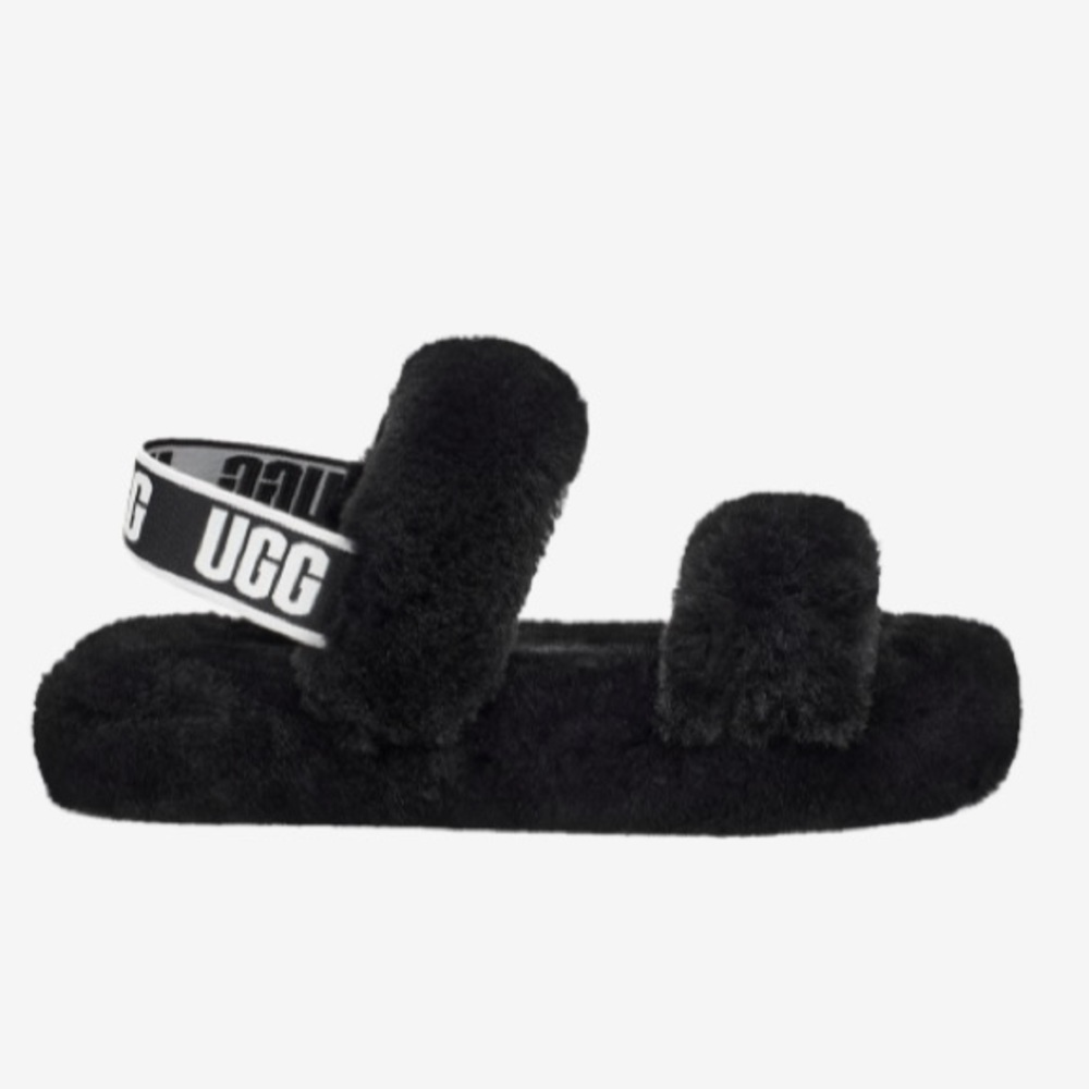 NEW-UGG Oh Yeah slide sandals, big kids size 5